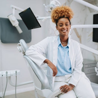 dentist smiling